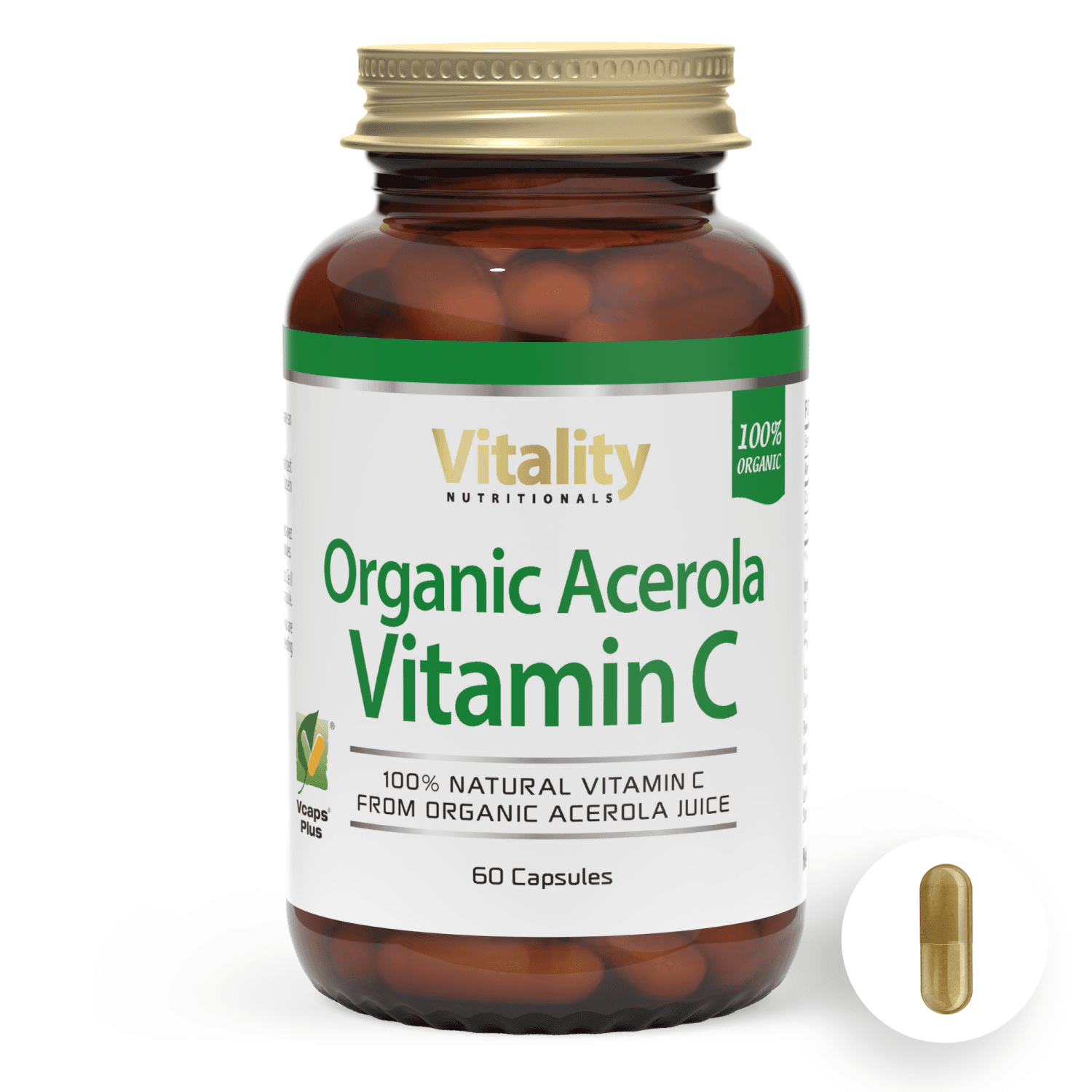 Acerola Vitamin C Bio - 120  Capsules - quantity-1